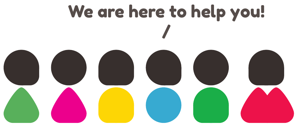 Six colourful Game Audio London characters